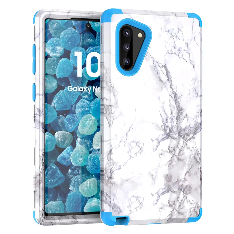 

For Samsung Galaxy Note10 Case Marble Skin Shockproof Silicone PC Phone Cover for Samsung Galaxy Note10 Pro Protective Back Case