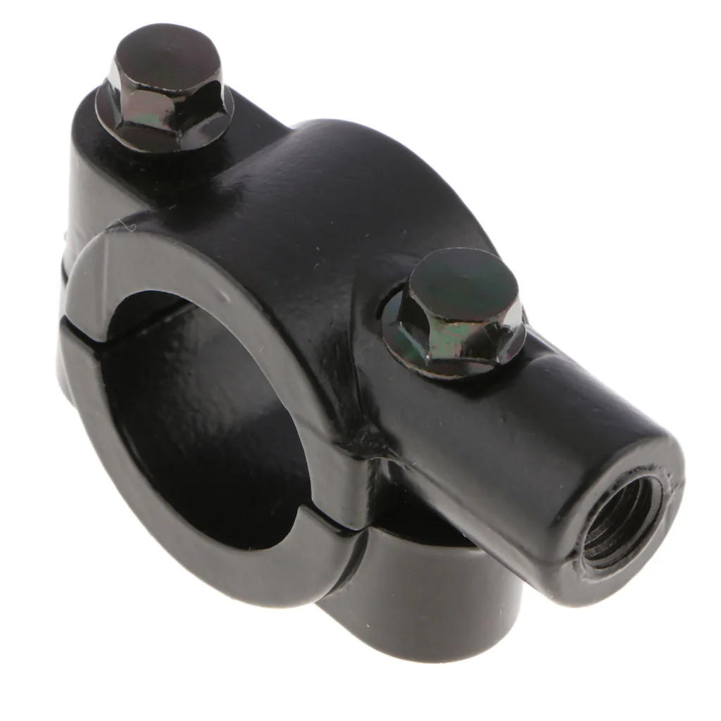 Motorcycle Bike 7/8'' HandleBar 8mm Thread Mirror Mount Holder Clamp Adaptor