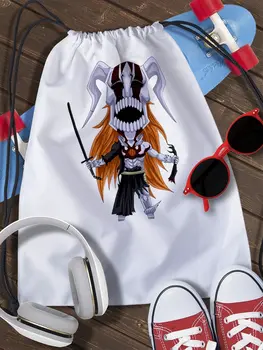 Сумка мешок для обуви Блич (Bleach, аниме, манга, anime, Ичиго, Рукия, Кон, ван-пис, хвост феи) - 6