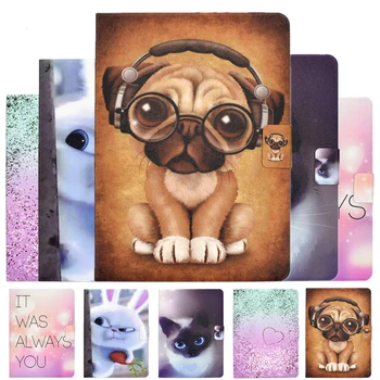 

For Samsung Galaxy Tab S7 11 inch 2020 Case SM-T870 T875 T876 Cartoon Dog Ultra-thin Leather Cover For Samsung Tab S7 Cover Case