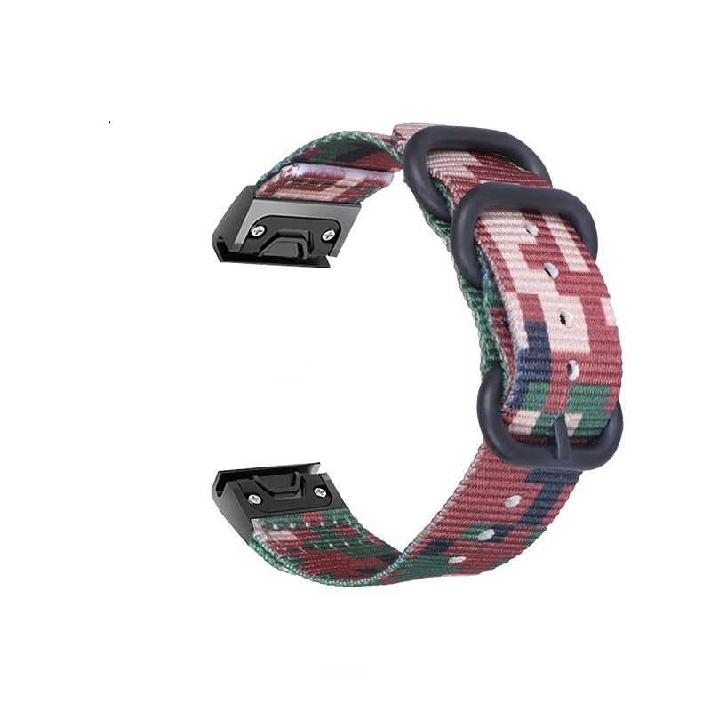Нейлоновый ремешок Quick Fit для Garmin Fenix 5S/Fenix 5/Fenix 5X сменный ремешок для часов Garmin Fenix 6S 6X6 - Цвет: Color3