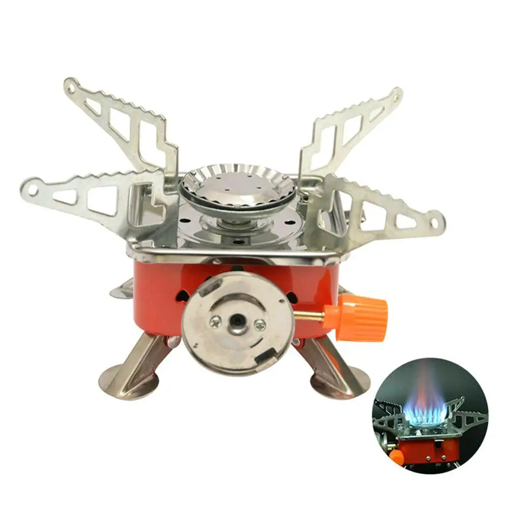 

Portable Mini Small Outdoor Stove Compact Camping Hiking Fishing Gas Cooker Lightweight Outdoor Camping Stove