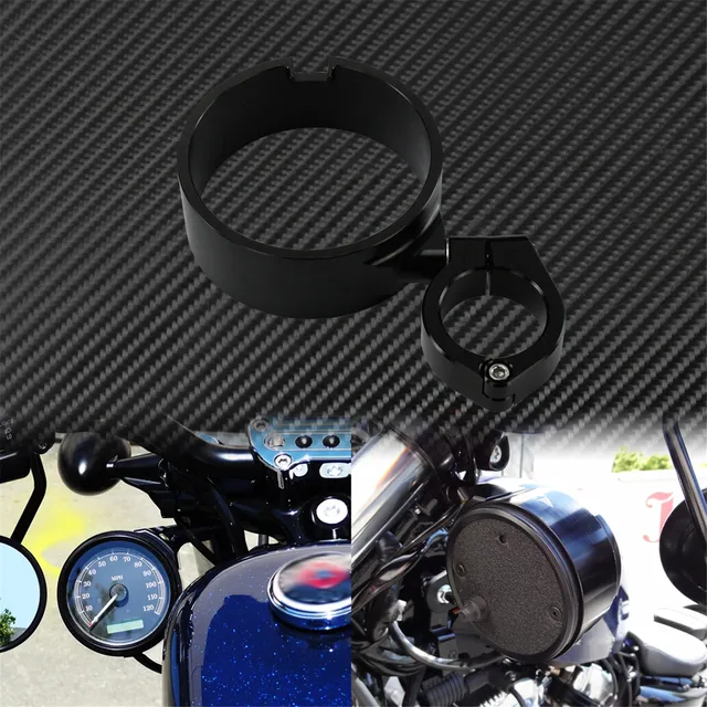 Soporte Para Reubicar Velocímetro De Harley Sportster 883/1200 - Aluminio CNC, Para Modelos 2004-2020
