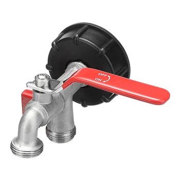 

IBC Tank Adapter S60X6 To Tap 3/4" Replacement Valve Fitting Parts for Garden Hose Faucet Water Tank Hose Connector Tap