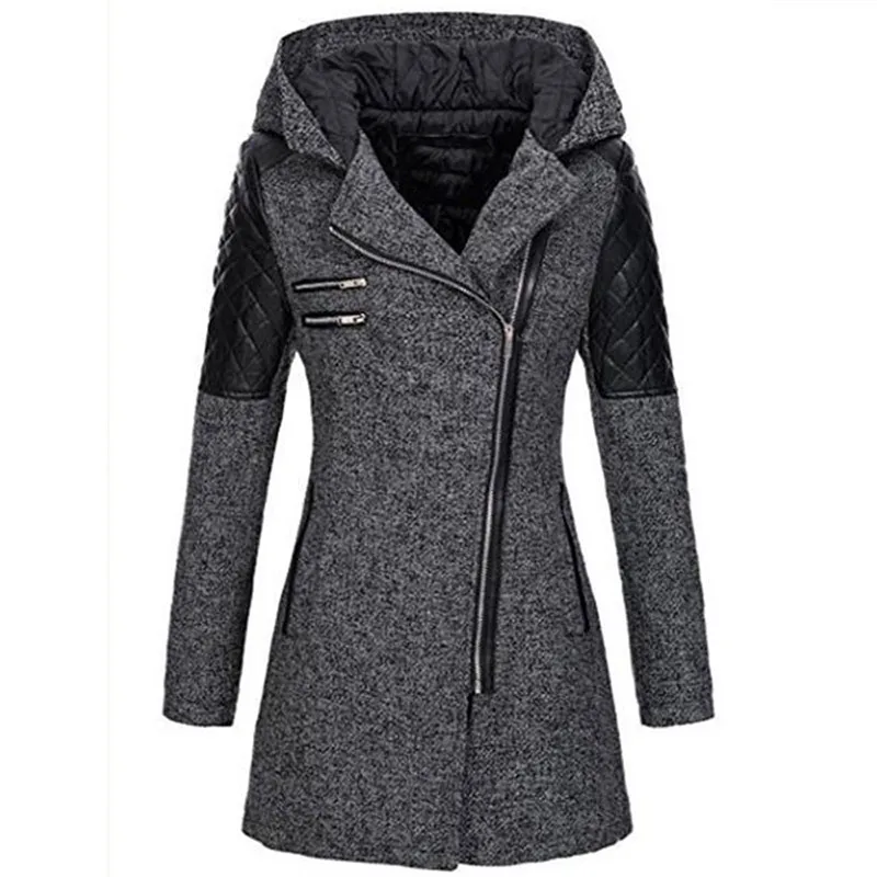 Oversize Jacket Woman Jackets Winter Coat Warm Slim Thick Parka Overcoat Outwear Hooded Zipper Size Plus | Женская одежда