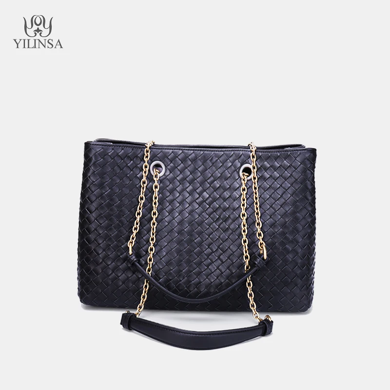 Женские сумки из натуральной овечьей кожи YILINSA модные вечерние ручной работы