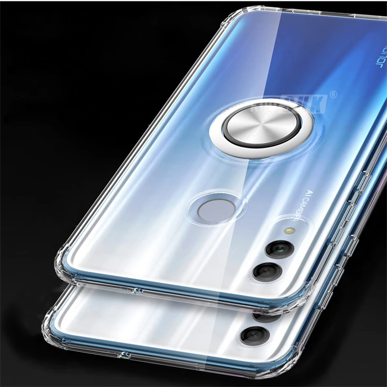 Чехол для телефона huawei Honor 8X, чехол, кронштейн, кольцо, прозрачная задняя крышка, чехол для huawei Honor 8X, мягкий силиконовый чехол