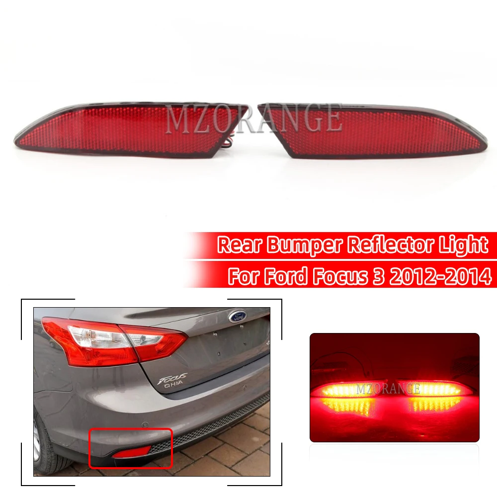 Светодиодный задний фонарь для заднего бампера Ford Focus 3 2012-2014 тормозной