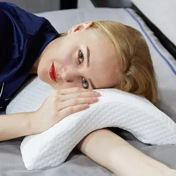 

Memory Foam Pillow Anti-pressure Hand Pillow Neck Protection Slow Rebound Multifunction Household Silk Couple Beding