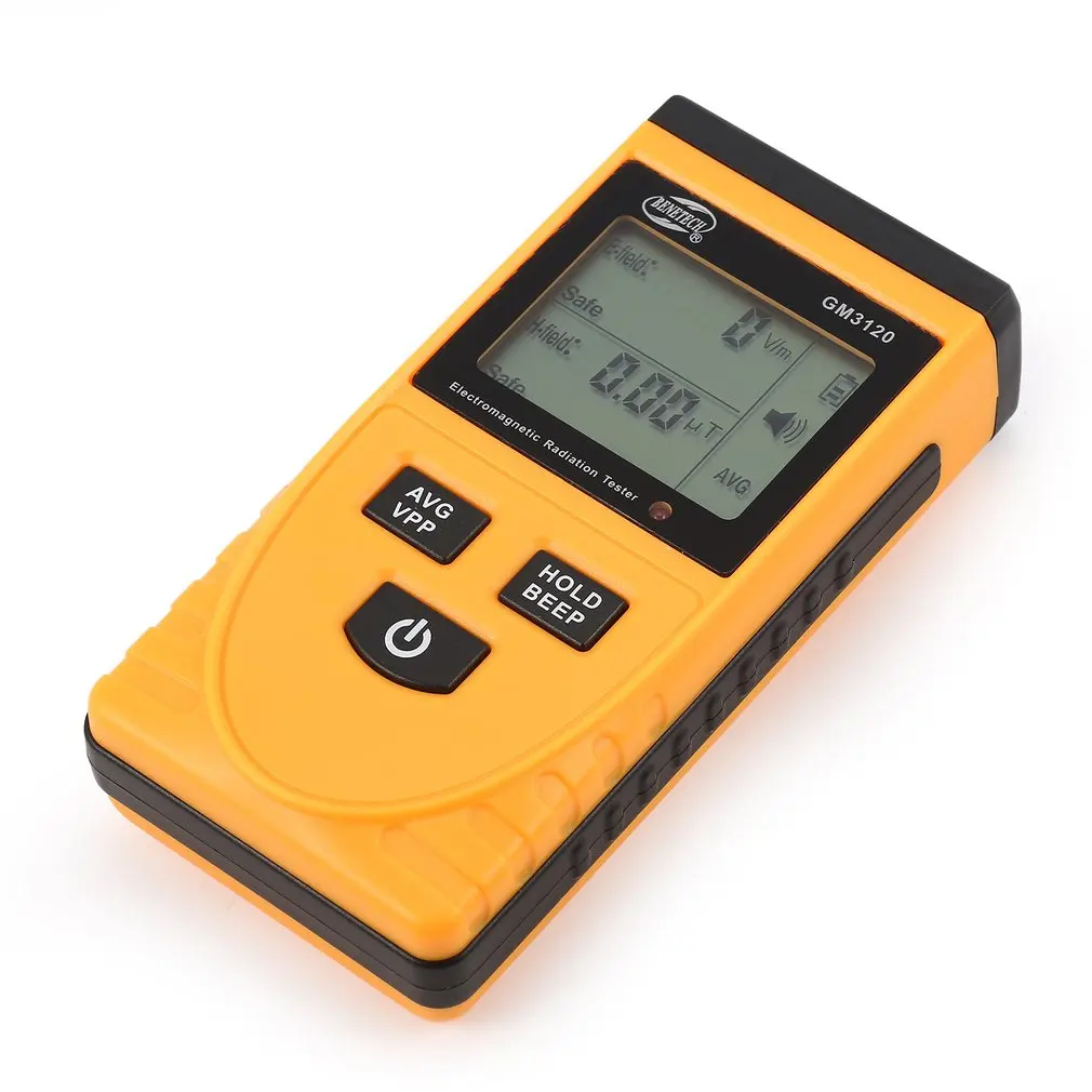 BENETECH GM3120 LCD Digital Electromagnetic Radiation Detector Meter Dosimeter Tester Counter for Computer Phone TV