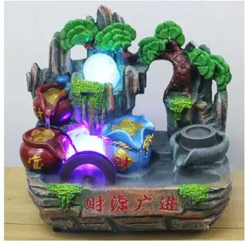 

Store opening resin craft Wufu Linmen Fengshui creative home Home Factory Direct Selling Coloured Resin