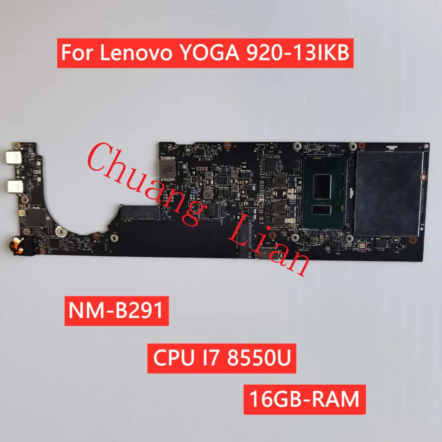 NM-B291 материнская плата для ноутбука Lenovo YOGA 920-13IKB оригинальная с процессором I7-8550U