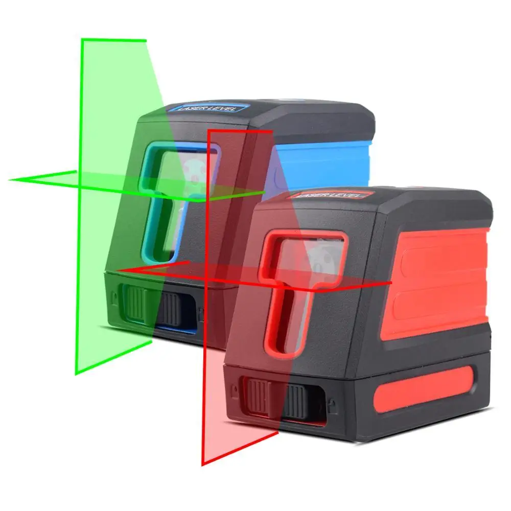 

Cross Line Laser Level 3 Modes Switchable Self-Leveling Vertical And Horizontal Line With Dual Laser Sources Measure Tools