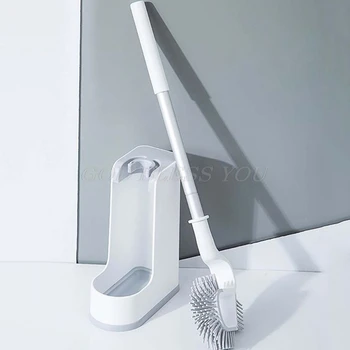 

Creative Bathroom Double Sided Toilet Brush Portable Long Handle Scrubber Household Cleaning Tools