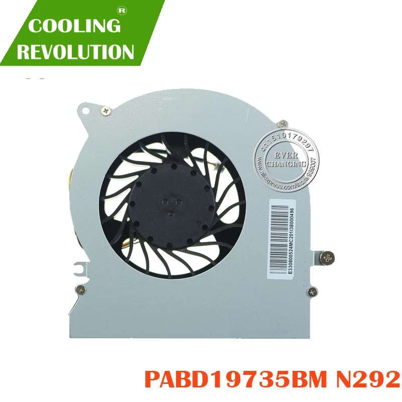 Новый вентилятор охлаждения процессора PABD19735BM 0.65A 12VDC N292 3PIN|cpu cooler fan|cooler fancpu fan |