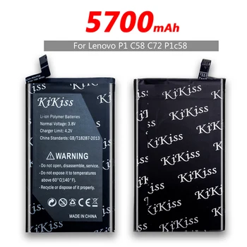 

Free tool BL244 Mobile Phone Battery 5700mAh For Lenovo Vibe P1 P1A42 P1C58 P1C72 P1 +Tracking Number