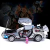 1/18 Scale diecast alloy metal vehicle DeLorean DMC-12 Back to the Future Simulation Car Model traffic Toy gift Souvenir ► Photo 1/5