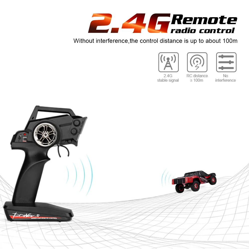 Wltoys 12423 Радиоуправляемая машина 1/12 4WD электрические игрушки 50 км/ч высокоскоростная матовая короткая курсовая машина RTR SUV 2,4G дистанционный р/у модель Авто