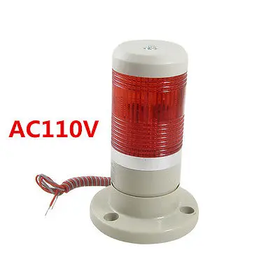 AC110V красная сигнальная башня промышленПредупреждение льная лампа стек световой сигнализации аппарат