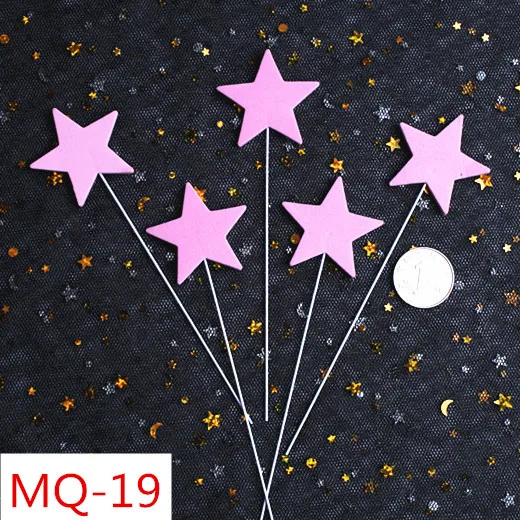 5 шт./лот белый розовый облако торт на день рождения Топпер голубое сердце