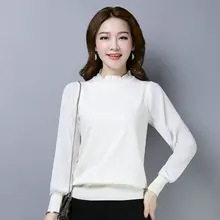 ##Special Price Office Lady Smart Casual Blouses Black White Ruffle Crew Neck Drape Crepe Sleeve Patchwork Tops Women Simplicity Shirts Autumn ##Special Price Office Lady Smart Casual Blouses Black White Ruffle Crew Neck Drape Crepe Sleeve Patchwork Tops Women Simplicity Shirts Autumn