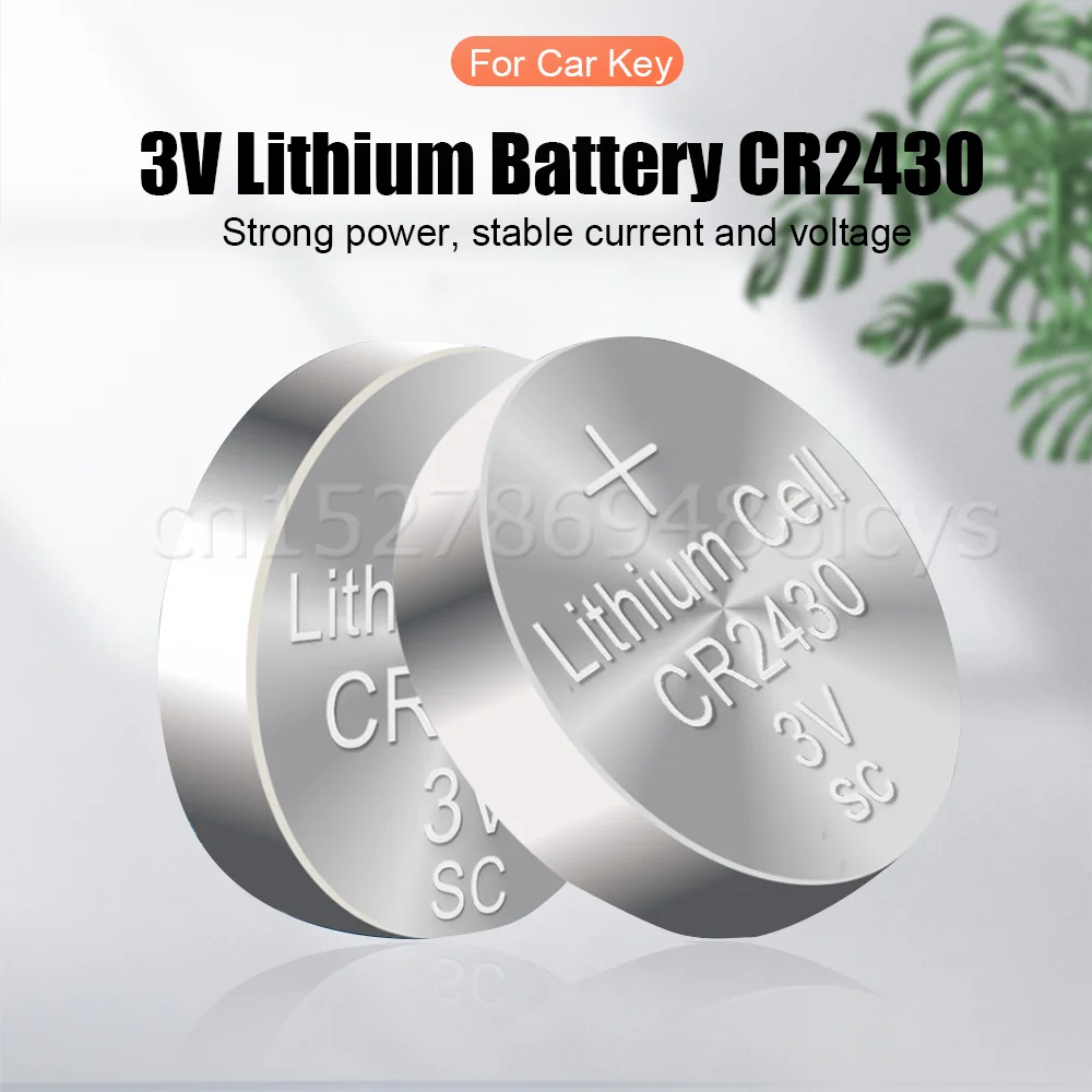 CR2430 Pile Bouton Batterie au Lithium 3V CR-2430 8 Piles【5 Ans Garantie】 :  : High-Tech