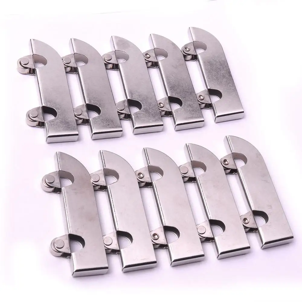 1 шт. Двойная витрина из нержавеющей стали стеклянная раздвижная дверь