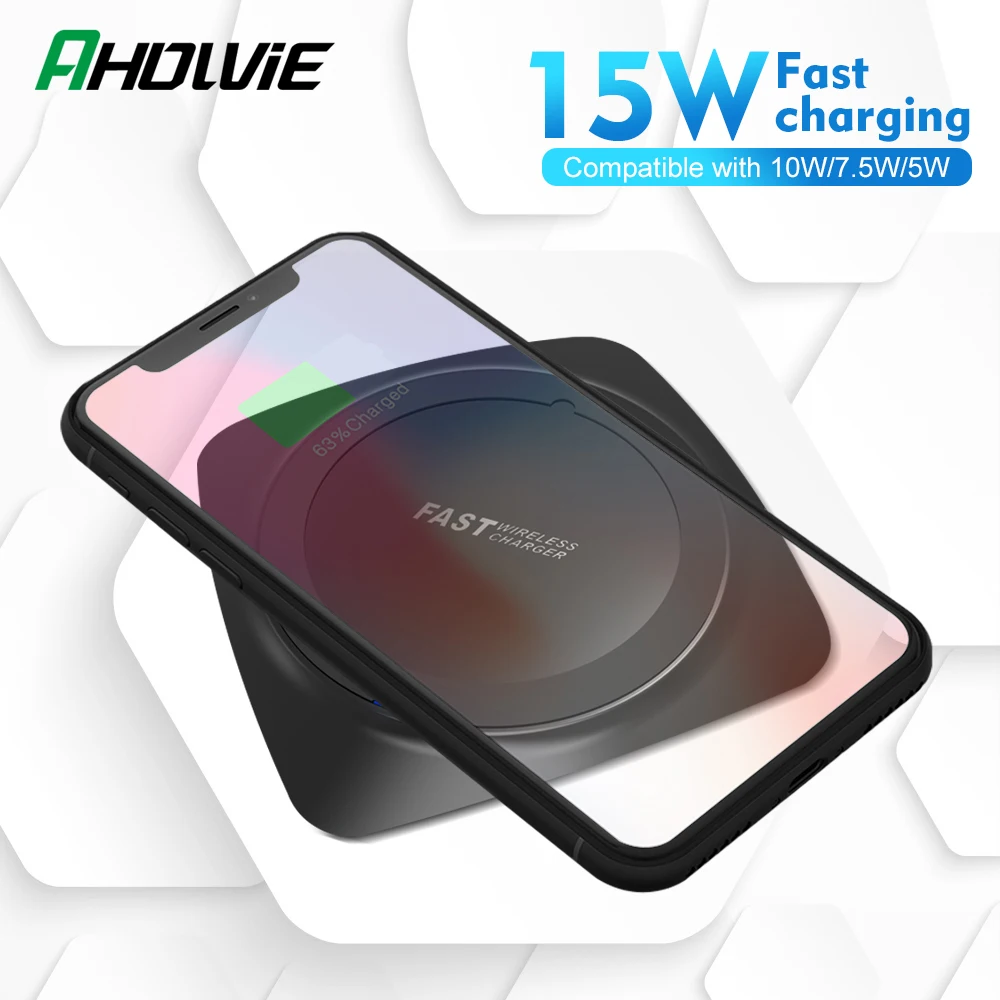 15W Qi Wireless Charger Stand baseus For iPhone 11 pro XS MAX XR 8 Plus Samsung S10 S9 Fast Charging Dock Station Phone | Мобильные