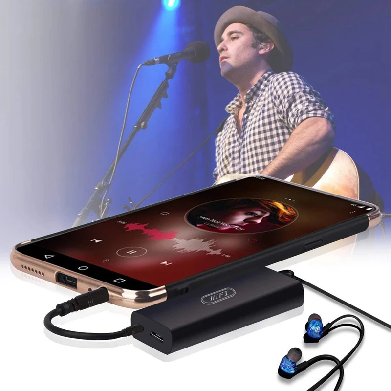 HiFi Headphone Amplifier Portable Stereo Headphone AMP Rechargeable o Amplifier 3 5mm