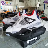 Customized 4x1.6x1.6 Meters Inflatable Shoes Replica With Skateboard For Advertising Decoration -  BG-M0259 2