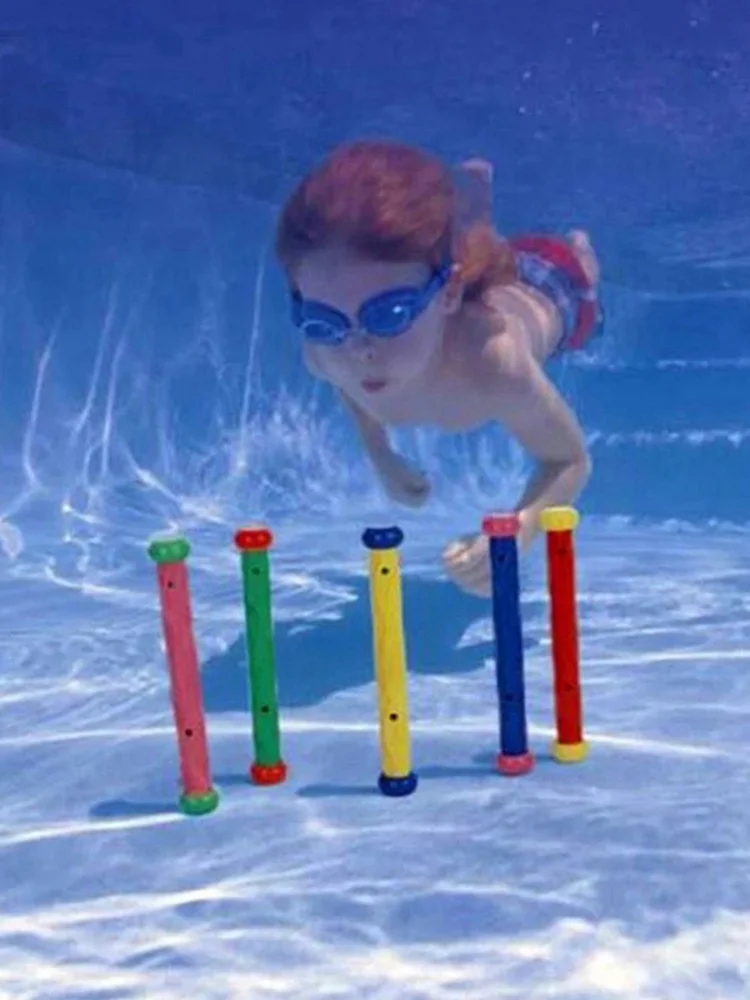 

5pcs Multicolor Diving Stick Summer Water Toy Underwater Swimming Diving Pool Games Training