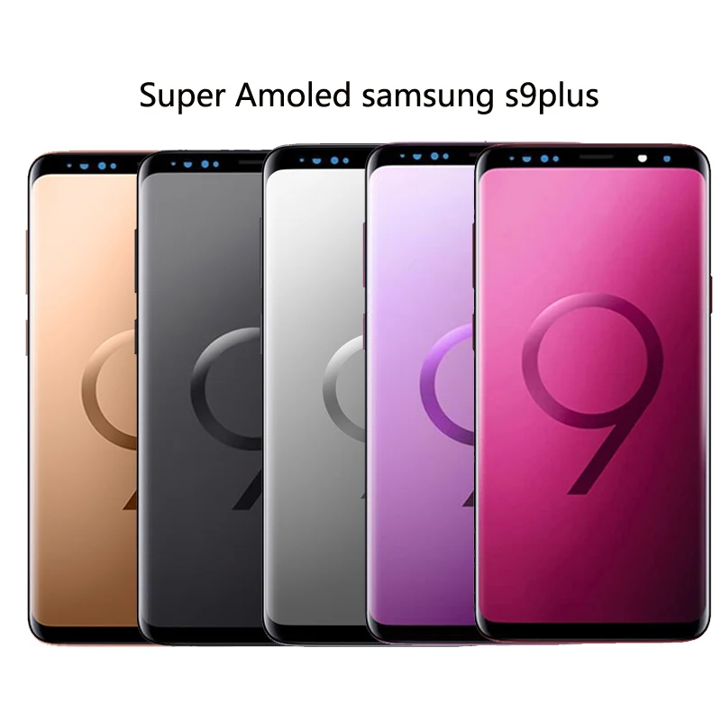 NEW SUPER AMOLED NO Burn-Shadow LCD Display For SAMSUNG Galaxy s9+ s9 plus G9650 G965 6.3'' Digitizer Touch Screen | Мобильные