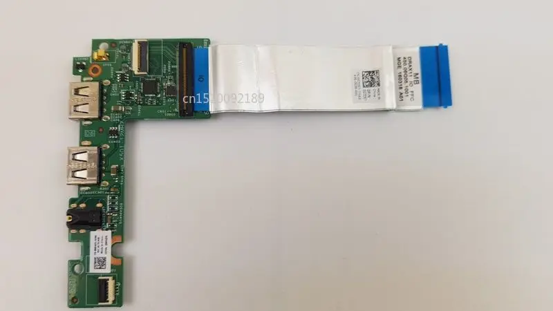 Для DELL Inspiron 11 3168 11," аудио разъем двойной USB плата с кабелем CN-0MH4F6 MH4F6