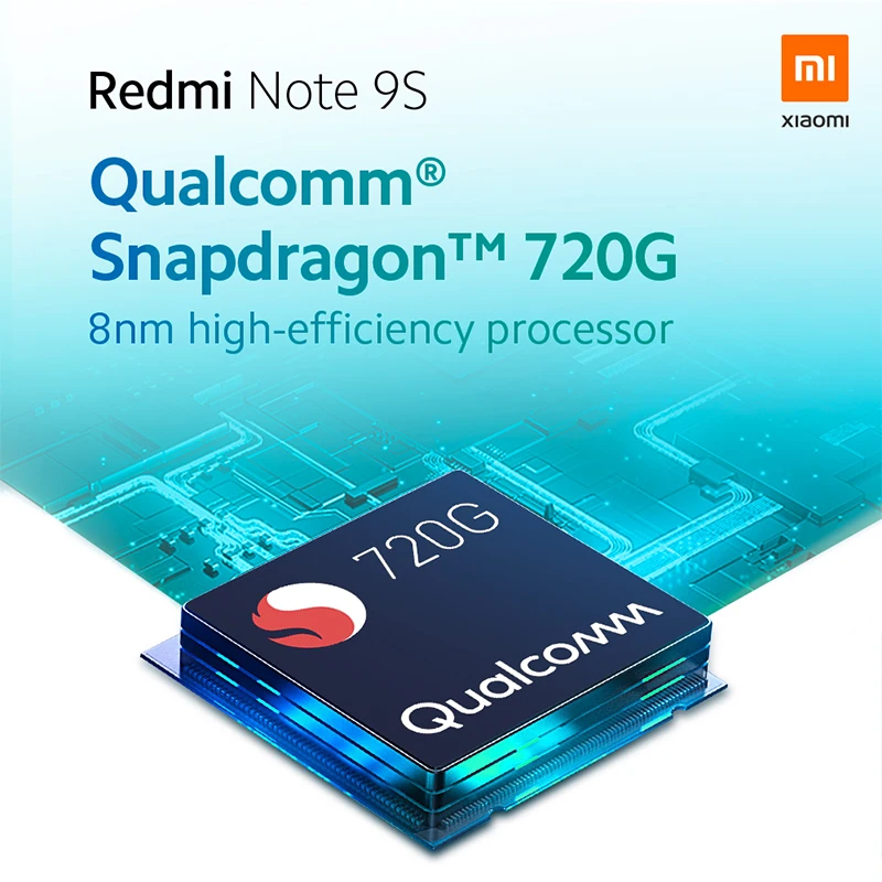 In Stock Global Version Xiaomi Redmi Note 9S 4GB 64GB Snapdragon 720G 48MP AI Quad Camera Smartphone Note 9 S 5020mAh