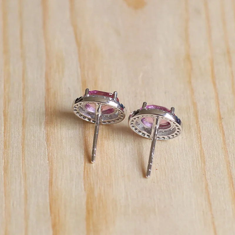 Uglyless Luxury Topaz Stud Earrings for Women Elegant Evening Dress Studs Earrings Oval Gemstone 925 Silver Brincos Bijoux E1625