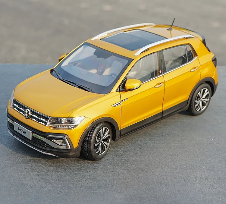 1:18 Высокая тщательная VW T-CROSS SUV сплав модель автомобиля статические металлические модельные автомобили с оригинальной коробкой