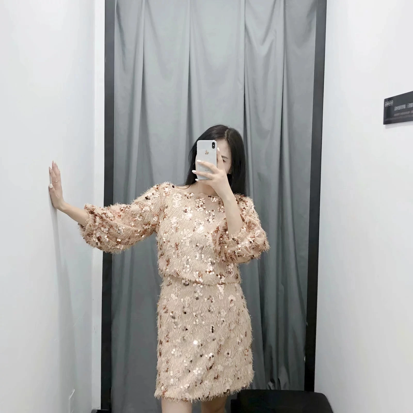 Женский топ с длинным рукавом, расшитый блестками, зима-осень, zora blingbling, короткий топ, camiseta mujer, женские вечерние топы, уличная одежда