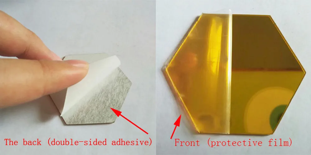 12 шт. 3d зеркальные наклейки s шестигранные настенные стикеры Съемные Виниловые Diy
