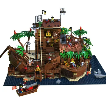 

2020 new 21322 Pirates of barracuda bay bricks Pirate Ship creative ideas model building blocks toys for kids adult friend gifts