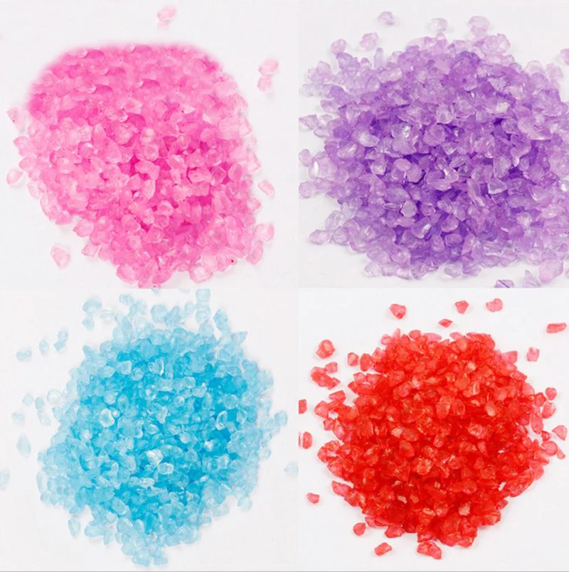 

Colored Sand Aquarium Water Fountain Figurine DIY Micro landscape Fairy Garden decoration Miniatures Terrarium Ornament 55g/pack