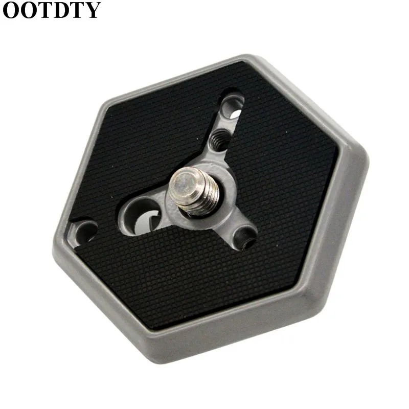 OOTDTY Шестигранная быстросъемная пластина с 3/" винт/1/4" винт для Manfrotto 030-38 RC0 3038 3049