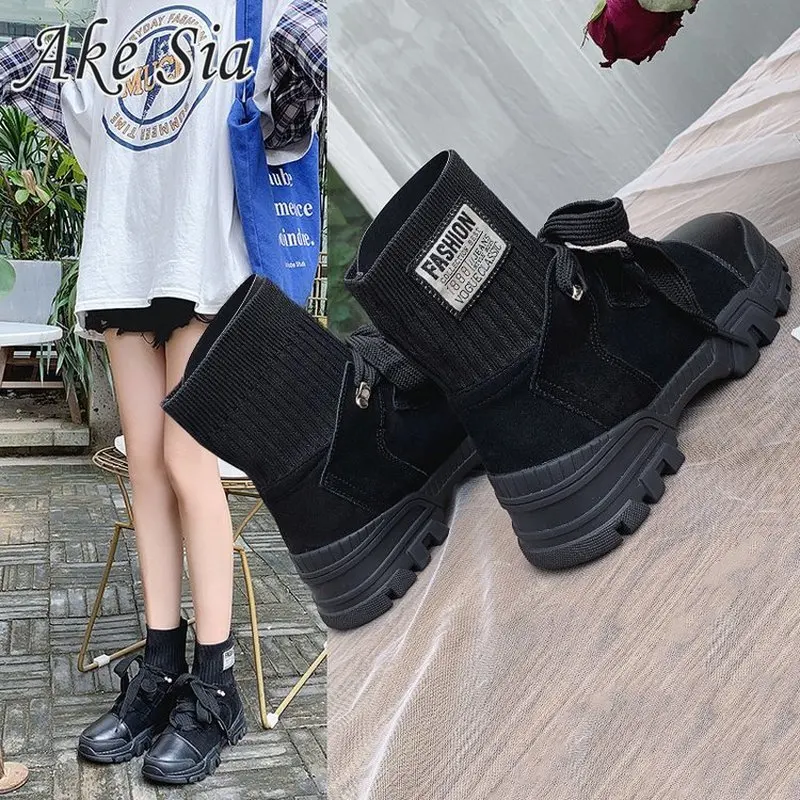 

2019 autumn winter new Martin boots women's fashion wild short boots women's shoes casual boots children's shoes tide