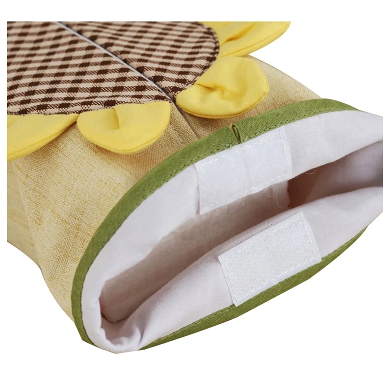 Cartoon Travel Tissue Holder Cotton Linen Fabric Pocket Tissue Pouch Cover 