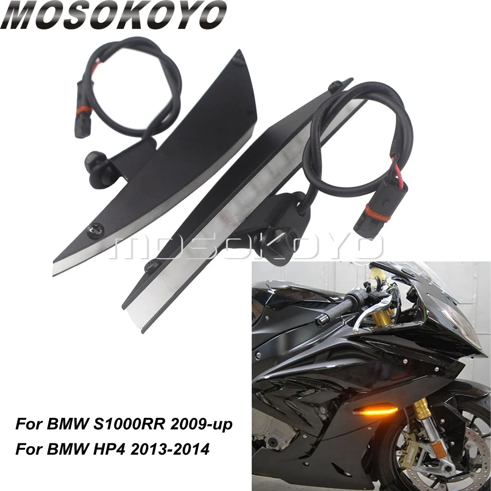 BMW S1000RR HP4 Rear Vent Flush Mount LED Turn Signals 2012 2013 2014 Motorcycle Parts