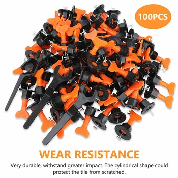 

Multi-functional Tile Levelers Locator 100pcs Set 4pcs Wrench Reusable