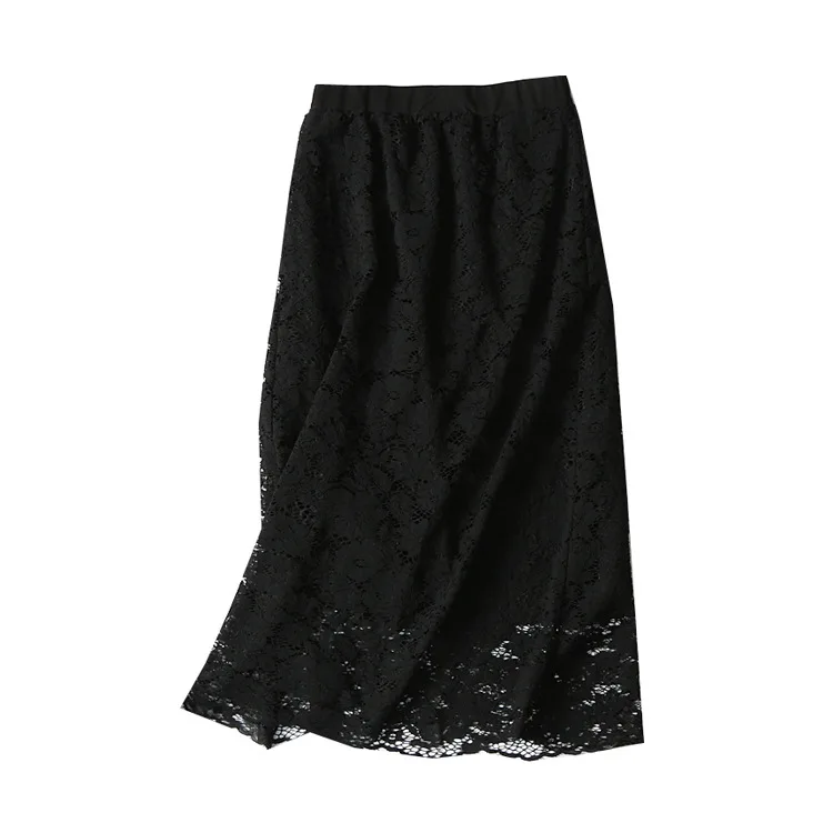 

A Generation of OL Retro French Relief Mid-length H Type Slimming Straight-Cut Skirt Entity