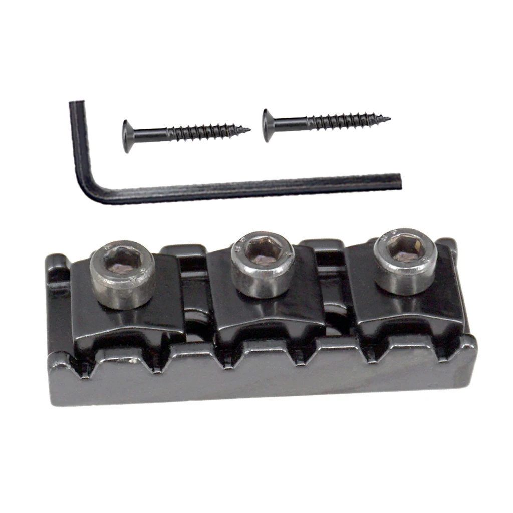 Metal Guitar String Locking Nut with Allen Wrench for Tremolo Bridge 43mm