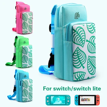 

Cute Green Pouch Portable Shoulder Bag Shell Case For Nintend Switch Waterproof EVA Carrying Storage Bag NS Console Accessory