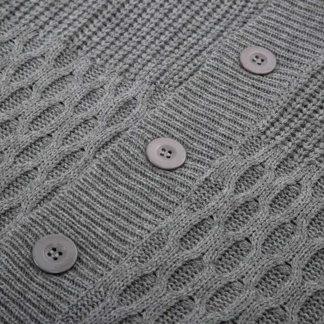 Us 24 64 70 Off Pj Men S Honeycomb Pattern Cardigan Knitted Coat Long Sleeve Stand Collar Warm High Collor Turtleneck High Quality Sweater Tops On