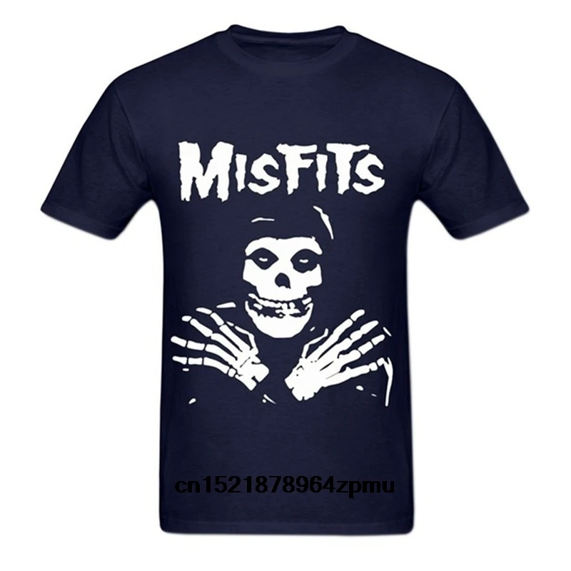 Men T shirt Fashion Graphic Tees Misfits Rock Band Printed Short Sleeve s funny t-shirt novelty tshirt women | Мужская одежда
